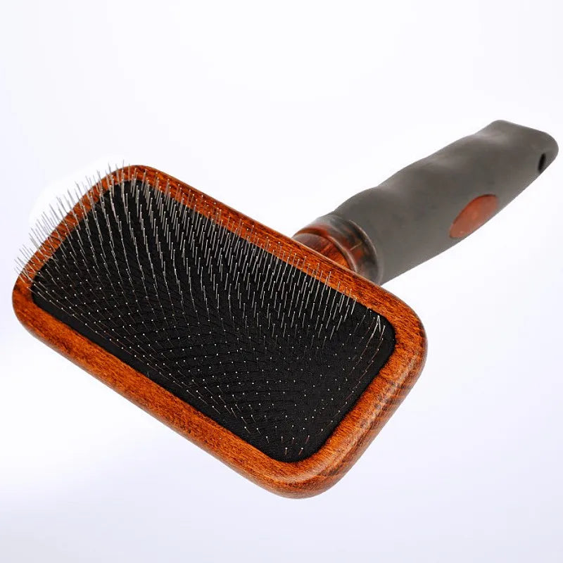 Wooden pet Hair Comb & Remover Brush (massage accessory)