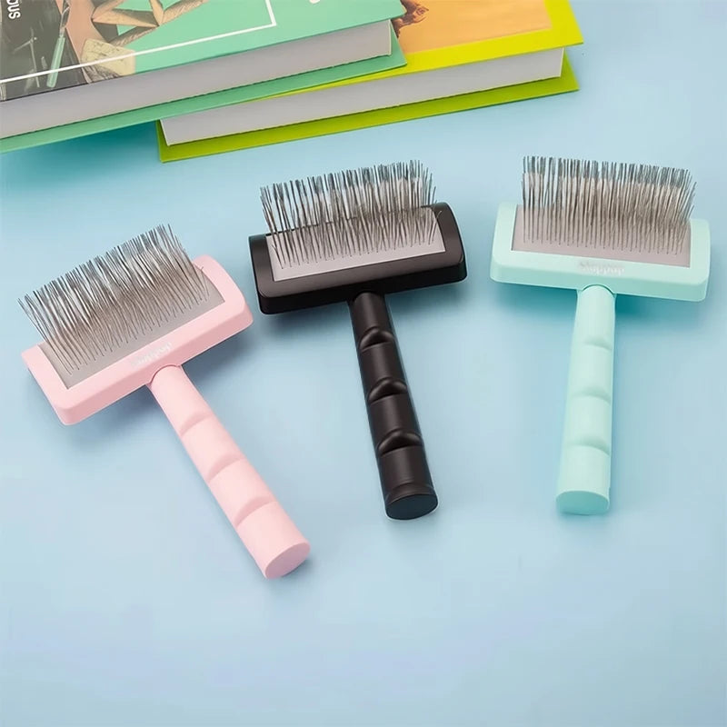 Dog Grooming Comb Shedding Hair Removal Needle Massage Accessories