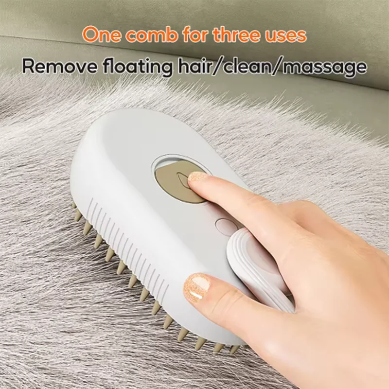 Gentle Steam Brush for Cats, Dogs, and all kinds of pets