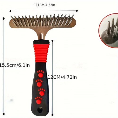 1pcs Dog Comb,Deshedding And Dematting, Pets Comb