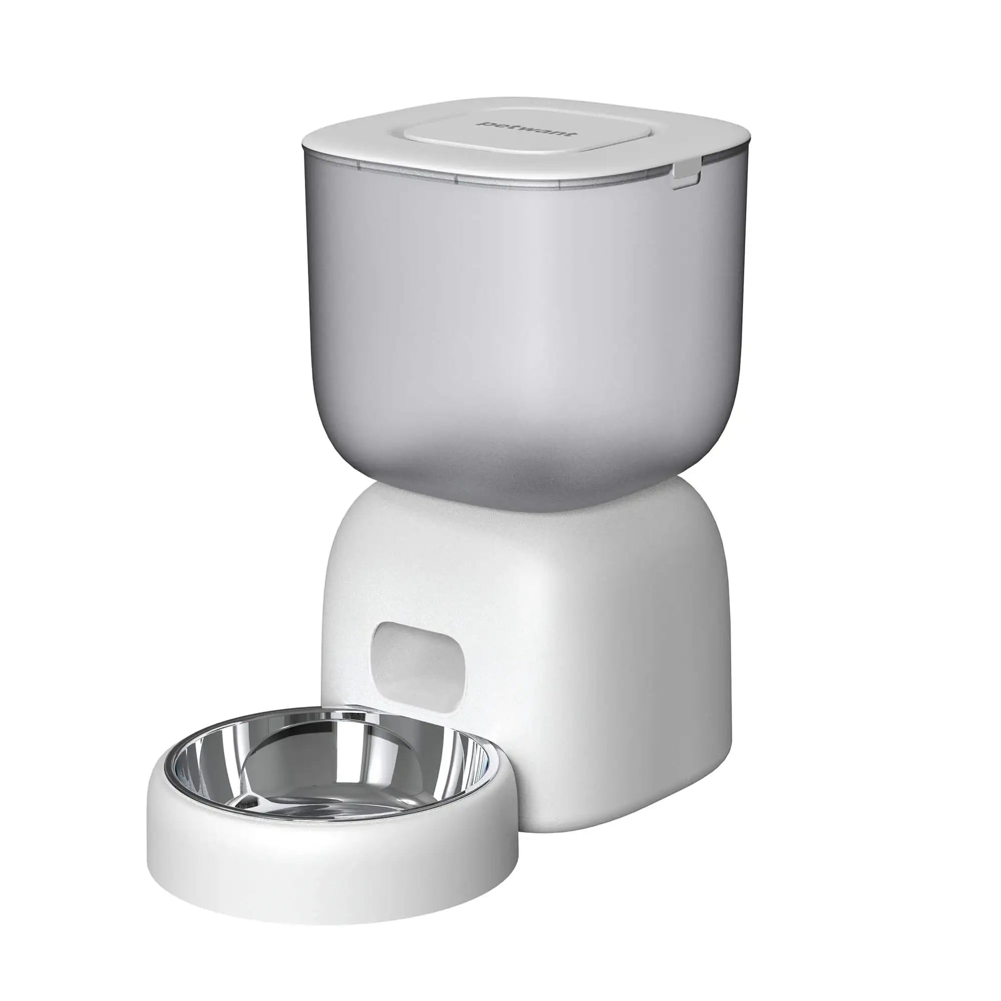 3L Self Feeding Pet Dog Feeder Timed 10S Voice Recorder Dual Power Supply Automatic Cat Food Dispenser