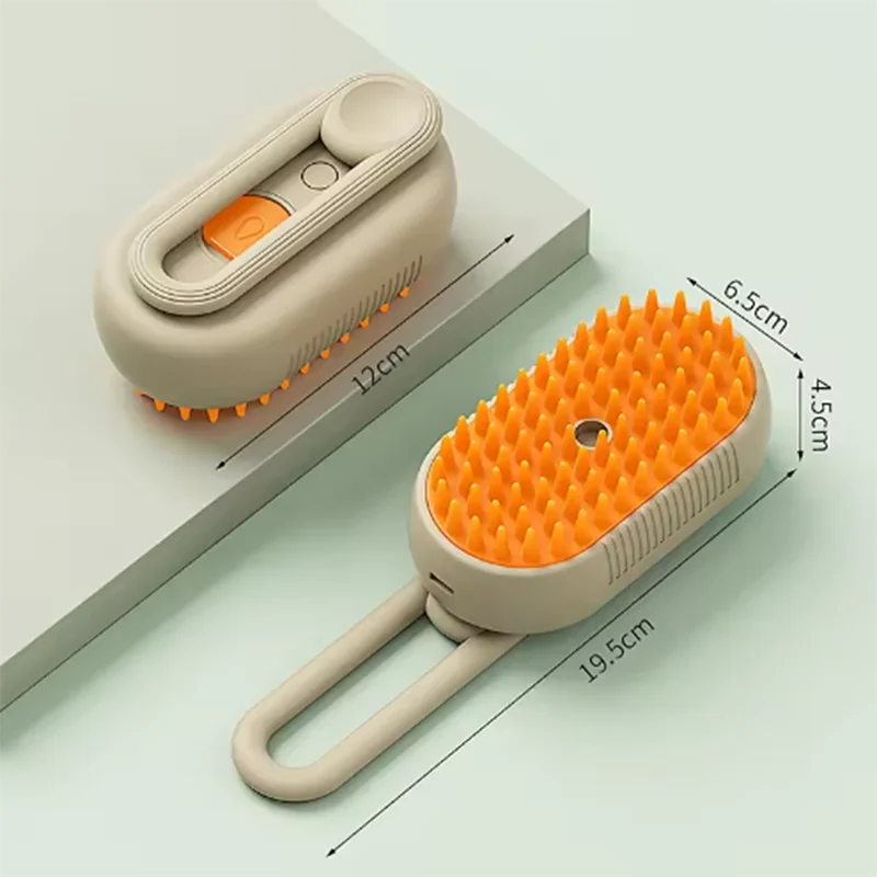 Gentle Steam Brush for Cats, Dogs, and all kinds of pets