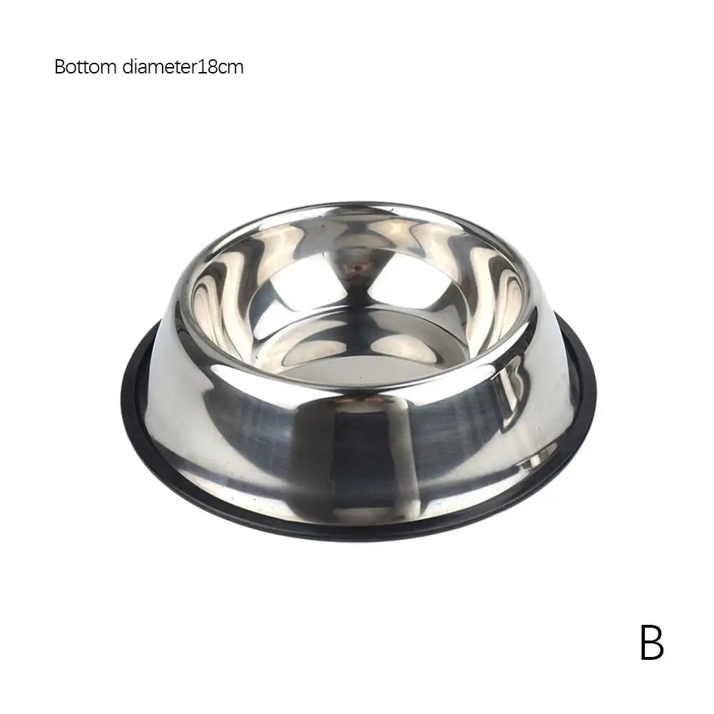 Large Capacity Cat Bowl Steel Pet Feeding Bowl Cat and Dog Food Drinking Bowl Metal Feeder Bowl and Cheap