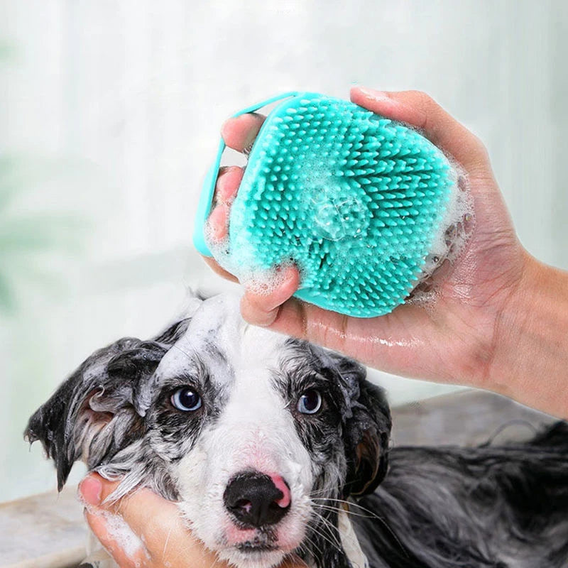 Pet Bathing Soft Brush Silicone Massager Supplies